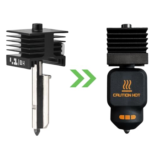 for Bambu Lab P2S Hot End,for BambuLab P2S Hotend 0.4mm for Bambu Lab H2D/H2S/P2S 3D Printer,H2S Hotend High Temperature Quick Swap Hardened Steel Nozzle Replacement 3D Printer Extruder
