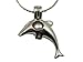 Freshwater Cultured Pearl in Oyster Set (5-7 mm) Rhodium Plated Dolphin Necklace + Stainless Chain 18
