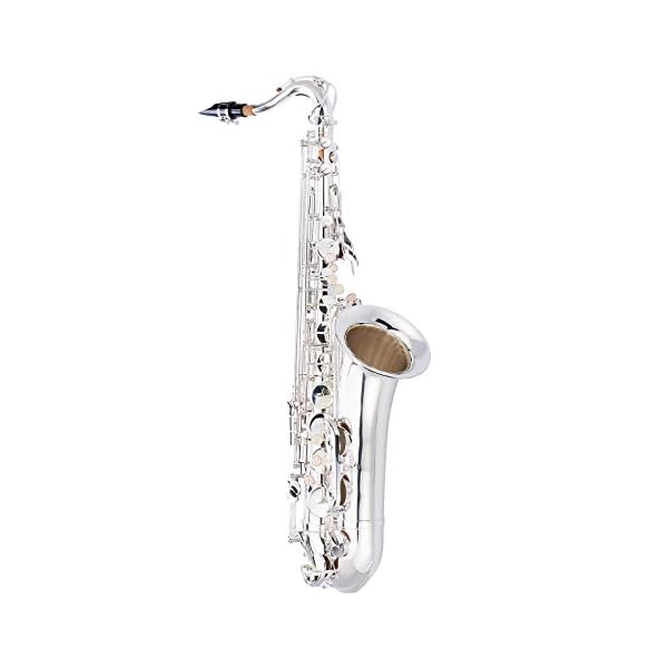 Saxofón Tenor Jean Paul Plateado Ts-400 Made In Usa - Imagen 3