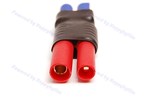 Pack(5) New 4MM Bullet to Female EC3 Adapter for RC HXT Turning Zippy