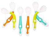 Baby Utensils Spoons with Travel Safe Case Toddler