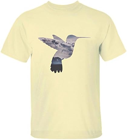 ReRabbit Hummingbirds Tee For Mens XXXL lightYellow