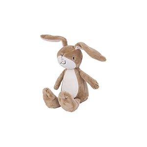 Rainbow Designs Little Nutbrown Hare Rattle Toy – Infant Sensory Toys | Soft Plush Baby Rattle for Newborns