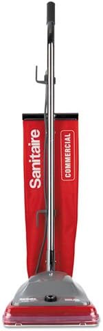 Electrolux Sanitaire Sanitaire Commercial Upright Vacuum w/Vibra-Groomer II, 16lb, Red