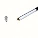 stylus,2 in 1 Fine Point Universal Capacitive Screen Touch Stylus Pen for Apple Ipad Samsung Galaxy Sony LG Huawei Silver