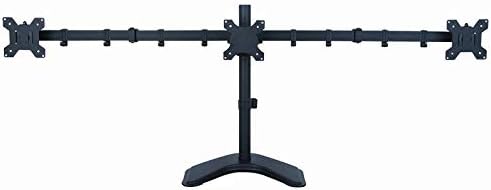 TradeMount Monitor bracket for three monitors with pedestal for Asus 24" VP247QG