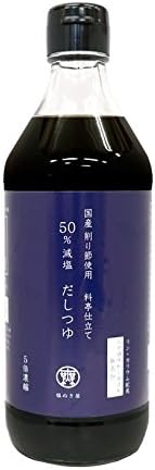 減塩 調味料 50 だしつゆ 商品 塩ぬき屋 500ml 国産 70 カット 鰹節 使用 リン 50 カット カリウム