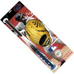 Louisville Slugger Alloy Bat Ball and Glove Baseball Set.