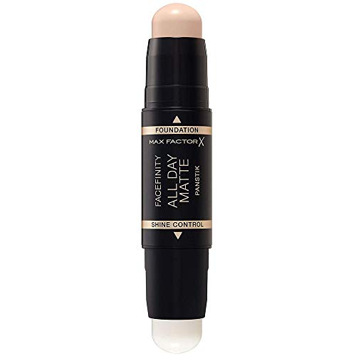 2x Max Factor Facefinity All Day Matte 2in1 PanStik Foundation 10 Fair Porcelain