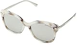 Michael Kors Women's Lia MK2047 53mm Pink Marble/Silver Mirror Sunglasses