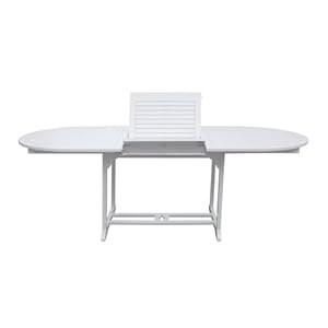 Amazon.com : Vifah V1335 Bradley Outdoor Wood Oval ...