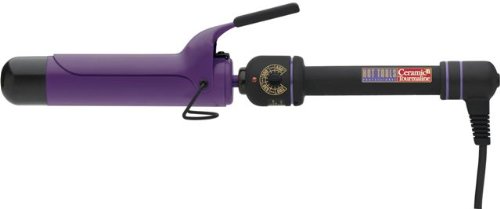 HOT TOOLS Ceramic Titanium 1 1/2 inch Professional Curling Iron with Multi He...