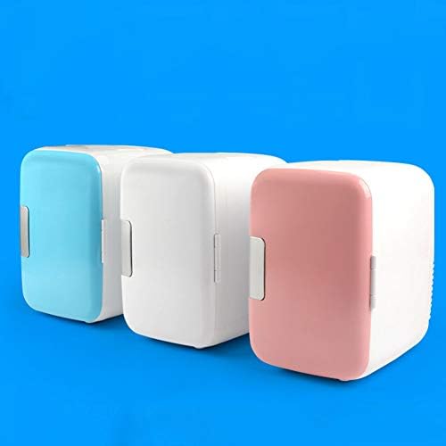 GJLR Car refrigerator 4L car mini refrigerator Cosmetics heating and cooling box Car refrigeration,White