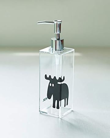 Amazon Moz モズ アクリル ソープディスペンサー クリア 容器 角型