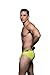 Andrew Christian Men's Happy Tagless Brief, Lime, Medium