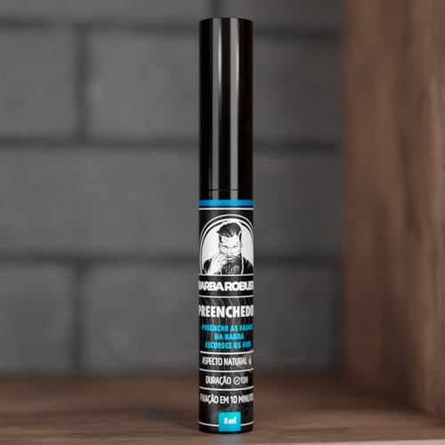 Barba Robusta Preenchedor para Barba Preenche as Falhas da Barba e Escurece os Fios