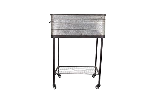 Creative Co-op Metal Planter On Stand with Casters en promo sur Amazon