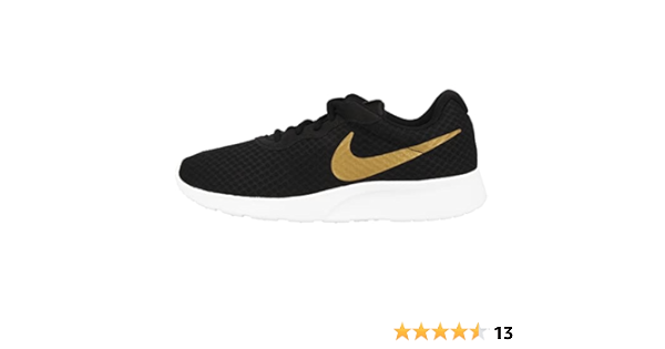 nike tanjun gold black