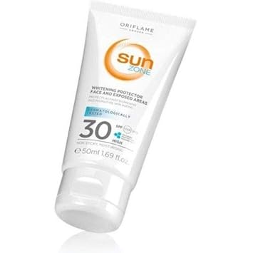 Oriflame SPF 30 High Sun Zone Whitening Protector Face and Exposed Areas, 50ml