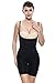 Franato Women's Firm Control Slimming Bodysuit Shapewear,Black,Small