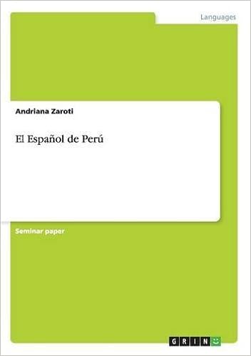 El Espa??ol de Per?? by Andriana Zaroti (2014-07-21) : Amazon.de: Bücher