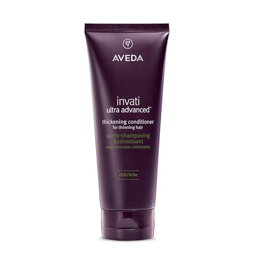 Aveda Invati Ultra Advanced balsamo ispessente: rich | Fase 2 di 4 | Riduce la caduta del 77%| Balsamo per capelli diradati medi e spessi | Cuoio capelluto normale e grasso | 96% naturale, 200 ml