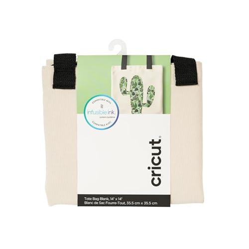 Cricut 2006830 Tote Bag Blank, Medium Infusible Ink, Canvas