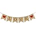 LOVE Burlap Banner | Valentines Day Decorations | Valentines Garland | Valentine Photo Props | Engagement Banner Decorations | Wedding Banner Decorations | Anniversary Banner Decorations