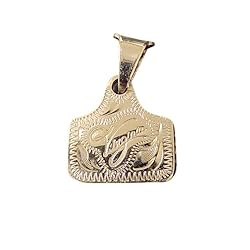 Custom Handmade Cow Tag Western Necklace with