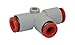 SMC KQ2T07-00A PBT Push-to-Connect Tube Fitting, Union Tee, 1/4