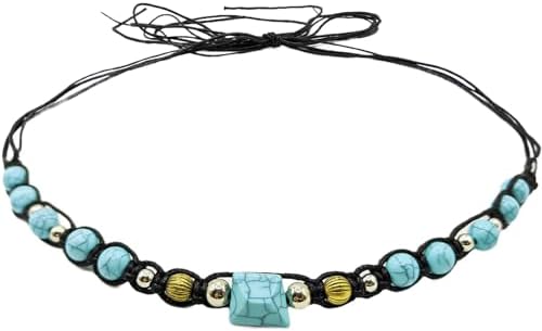 Amazon.com: Native Sunflower Concho Hatband Turquoise Onyx 