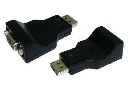 World of Data DisplayPort (Male) to VGA (Female) Adapter - Premium Quality - Video - Full HD