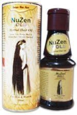 Nuzen Gold Herbal Hair Oil - 100% Pure Herbal Hair Oil, Grows New, Dense, Dark & Strong Hair, Prevents Dandruff, 100% Ayurvedic and can be used both by Men & Women - 100ml (pack of 2) by Nuzen