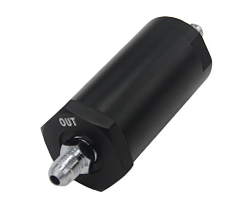 Dracary Nitrous Filter Works For Any Brand System Nitrous Outlet (Black, 4AN)