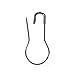Household Mall 0.85 inch Pack of 1000Pcs Gourd Pin/Clothing Tag Pin/Safety Pin/Steel Wire Pin/Calabash Pin, Suitable for Tailor Home Accessories (Silver)