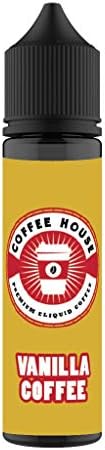 50ml Coffee House E Liquid 80/20 Vape Juice E-Liquid Sub Ohm Liquid Cloud Chaser 0mg Flavoured eJuice E Cigarette Liquid No Nicotine 60ml Bottle Short Fill Ecig Ecigarette (Vanilla Coffee)