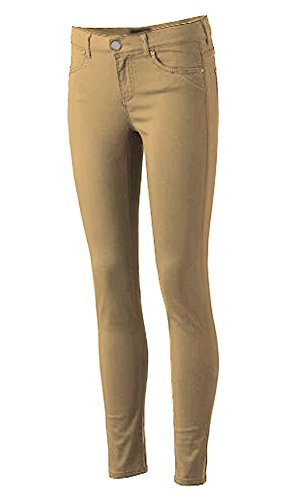Pro 5 Girls School Uniform Stretched Skinny Spandex Pant Navy/Khaki 8~16
