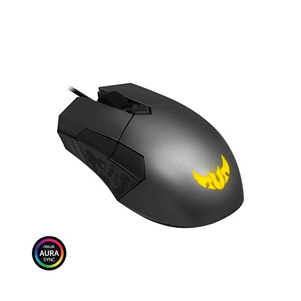 ASUS Optical RGB Gaming Mouse - P304 TUF M5 | Ambidextrous, Ergonomic, Lightweight | Wired Gaming Mouse for PC | 6200…