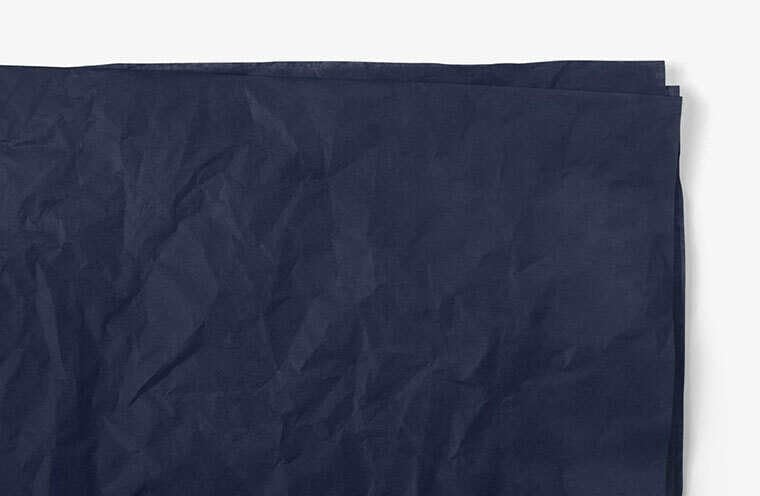 InsideMyNest Premium Quality Tissue Paper Sheets (75x50cm) (Midnight Blue, 20)