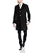 Kenneth Cole REACTION Men's Raburn Wool Top Coat, Black, 42 Long