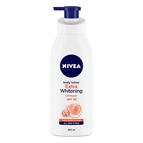 nivea extra whitening cell repair and uv protect body lotion
