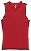 Badger Sportswear Women's B-Dry Sleeveless Performance Tee, Red, Medium