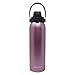 New Aquatix (Rose Gold, 32 Ounce) Pure Stainless Steel Double Wall Vacuum Insulated Sports Water Bottle Convenient Flip Top Cap with Removable Strap Handle - Keeps Drink Cold 24 hr/Hot 6 hr