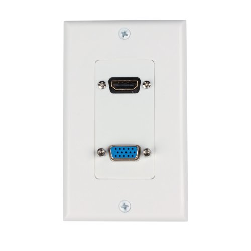 Tnp hdmi vga component composite audio video wall face …