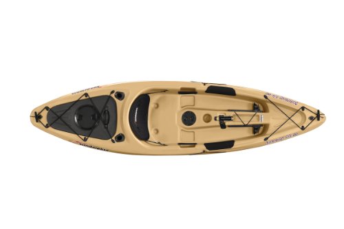 SUNDOLPHIN Sun Dolphin Journey Sit-on-top Fishing Kayak (Sand, 10-Feet) - Thumbnail 2