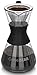 COFFEE BEAR – Pour Over Coffee Maker Set with Borosilicate Glass Coffee Carafe and Reusable Ultra-Fine Mesh Stainless Steel Coffee Filter, 4-Cup Coffee Dripper Set, 600mL (20oz)