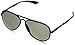 Ray-Ban Men's RB4180 Liteforce Aviator Sunglasses, Matte Black/Polarized Green, 58 mm