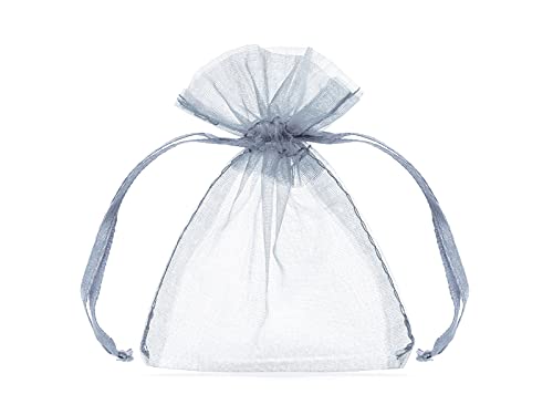 PartyDeco Organza Bag - Organza Gift Bag for Guests Jewellery Bag Wedding Gifts Table Decorations Chocolate Bag