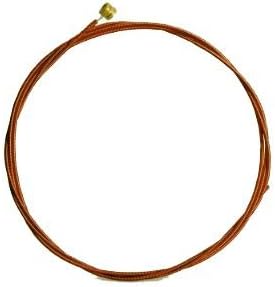 Strings by AURORA AUR-EB45125 Color Strings for Electric 5-String Base, Orange