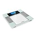 Body Fat Analyzer, CUSIBOX Digital Bathroom Scale Body Fat Scale with Step-on Technology, 180kg/400lb, Measures Fat, Water, BMI, Muscle and Bone Mass, Calorie and Weight, 10 Users Memory Mode